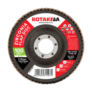 R425-4 | Zirconia Flap Disc 100 Grit